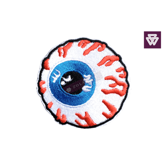 EYEBALL MEDIUM embroidery patch iron on