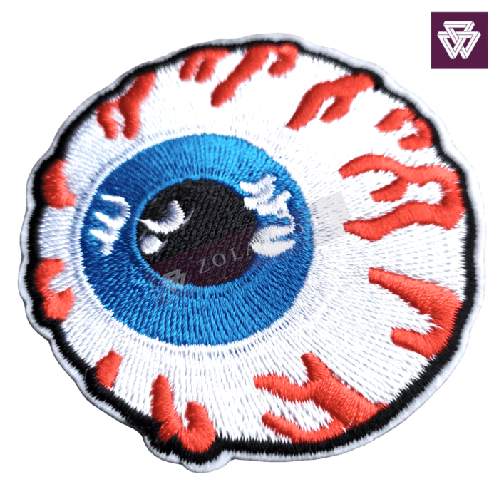 EYEBALL MEDIUM embroidery patch iron on - Image 2