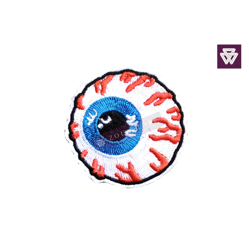EYEBALL SMALL embroidery patch iron on