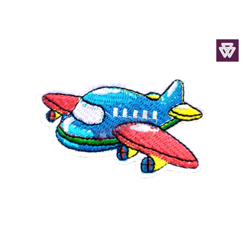 PLANE embroidery patch iron on
