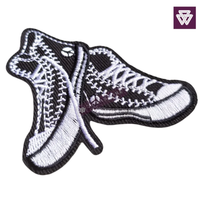 SNEAKERS PEACE embroidery patch iron on - Image 2