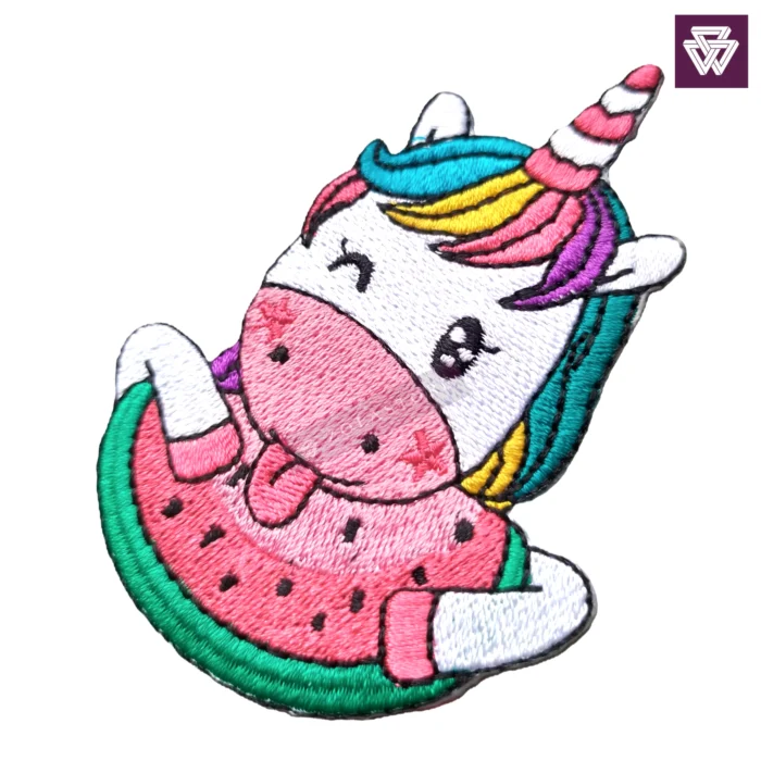 Pink Elephant Iron-On Patch | Rainbow Unicorn | Girly Robot Decor - Image 8